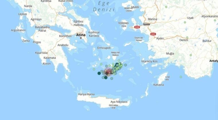 Ege Denizi sallanmaya devam ediyor: 28 Ocak’tan bu yana tam 570 deprem!