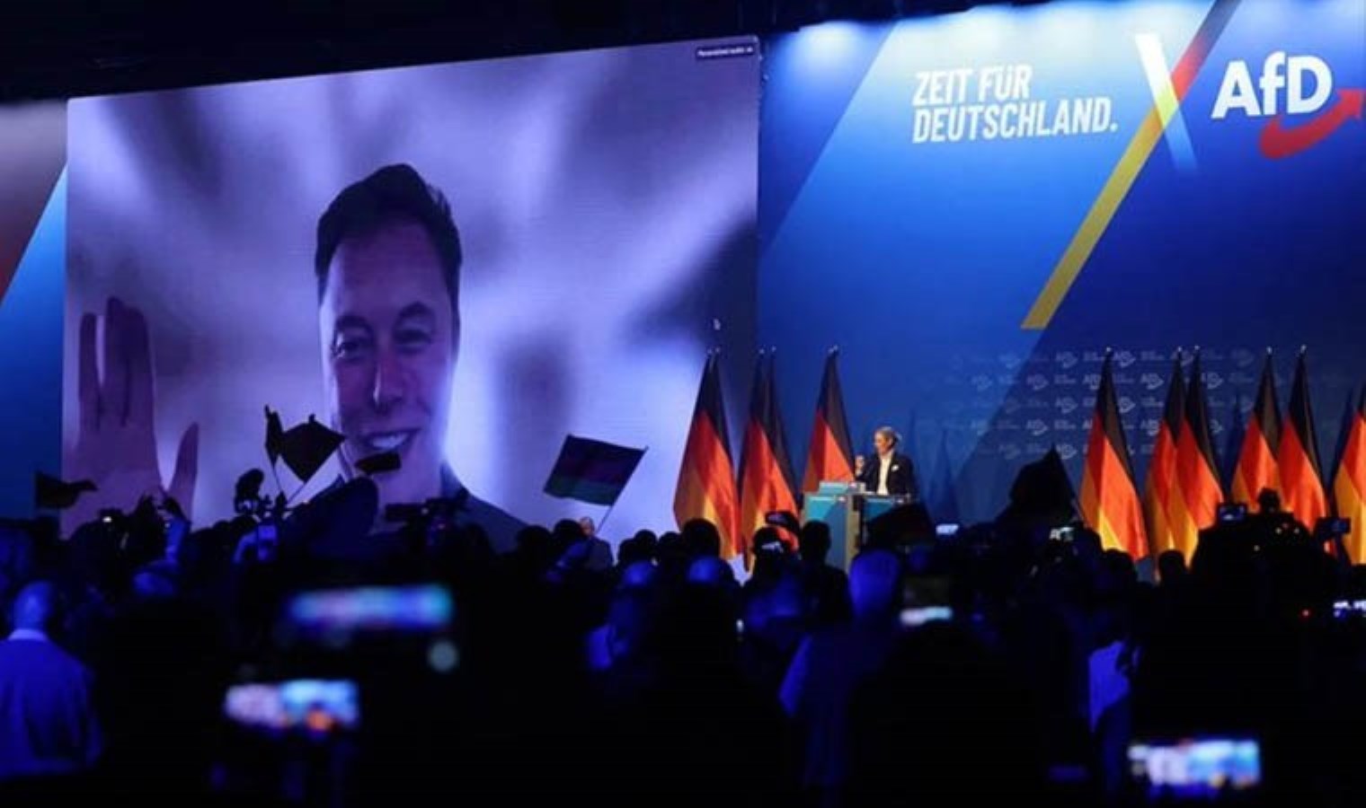 Elon Musk, aşırı sağcı Alman partisi AfD’nin seçim toplantısına canlı bağlantıyla katıldı