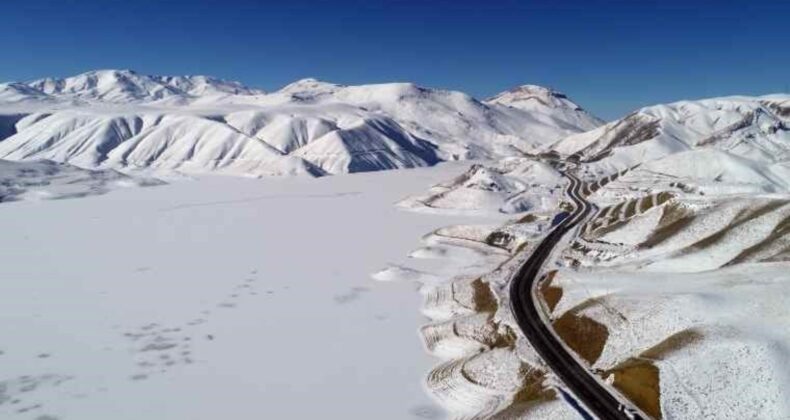 En düşük sıcaklık Van’da ölçüldü: Zernek Baraj Gölü buz tuttu