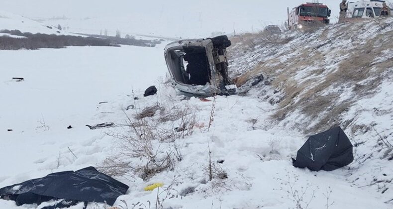 Erzurum’da ‘kayganlaşan yol’ kaza getirdi: Ölü ve yaralılar var…