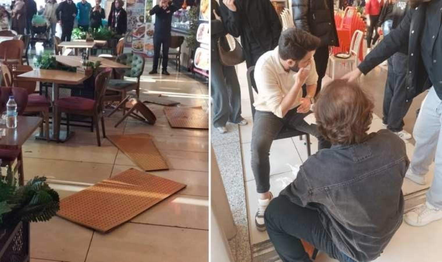 Faciadan dönüldü… Bursa’da AVM’de tavan çöktü!