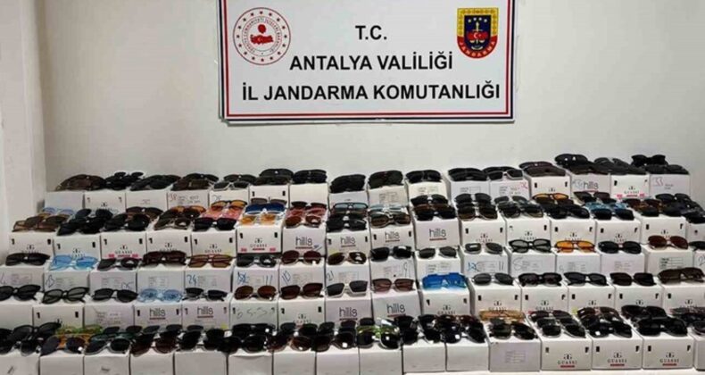 Farklı markalara ait tam 5 bin adet… Antalya’da ‘kaçak güneş gözlüğü’ operasyonu