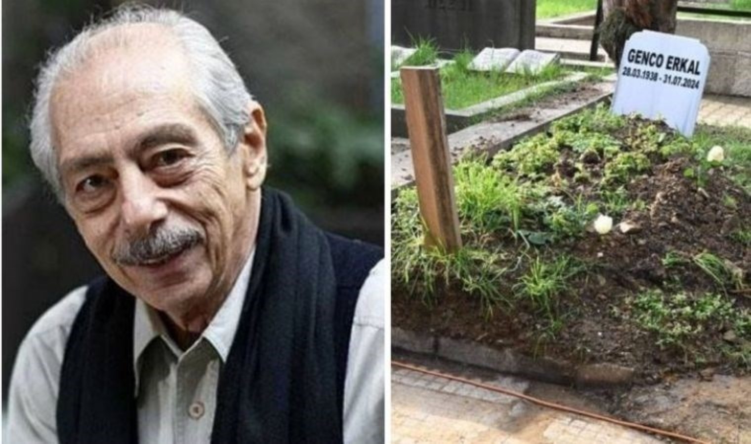Genco Erkal’ın mezarının bakımsız olması tepki çekmişti: Kızı açıklama yaptı
