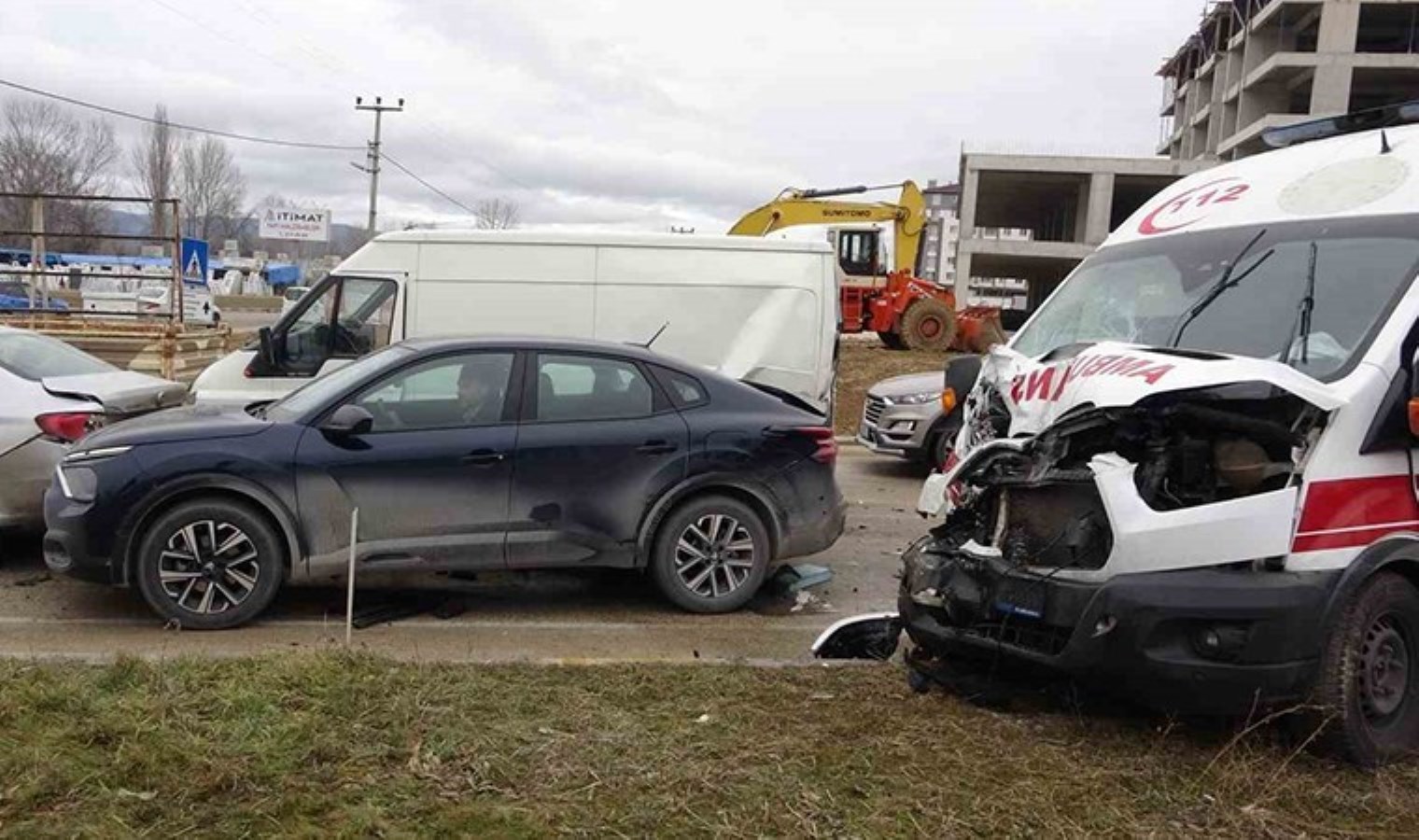 ‘Gizli buzlanma’ kaza getirdi! Kastamonu’da 7 araç birbirine girdi: 1 yaralı
