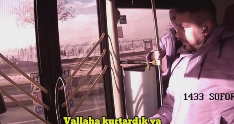 Günün kahramanı Kayseri’den… Otobüs şoföründen Heimlich manevrası: Boğazına yiyecek kaçan kadını kurtardı