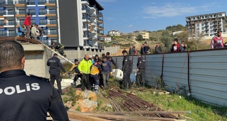 İnşaat halindeki binada kalıplar göçtü: 3 işçi yaralandı