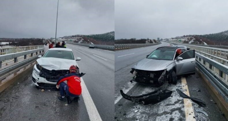 İstanbul-İzmir Otoyolu’nda peş peşe iki kaza: Yaralılar var!