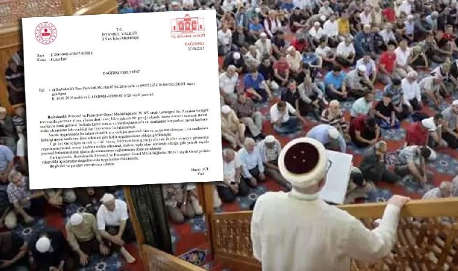 İstanbul Valiliği’nin ‘cuma namazı’ yazısını ilahiyatçı Filiz yorumladı: Laikliğe aykırı uygulama