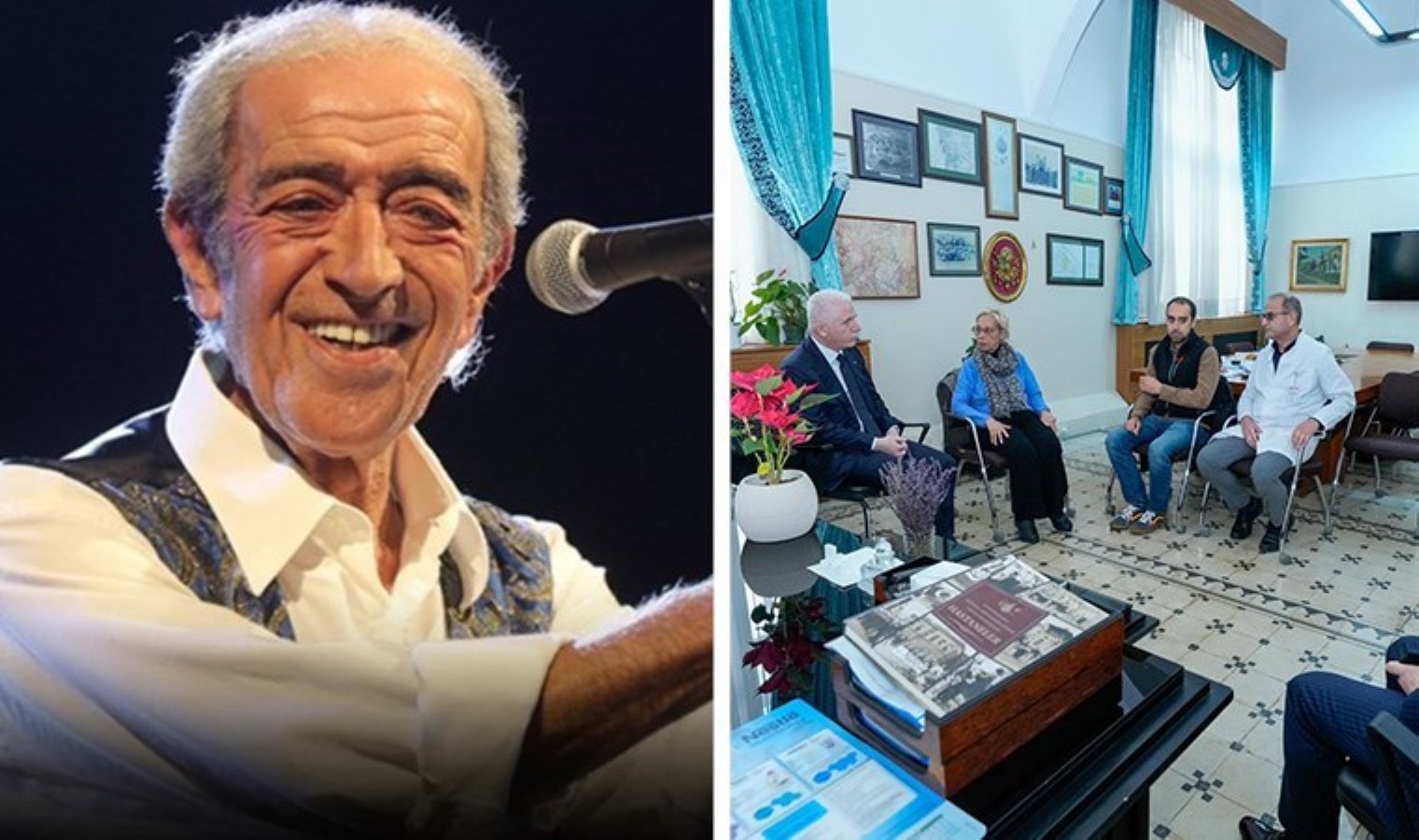 İstanbul Valisi Davut Gül, Edip Akbayram’ı hastanede ziyaret etti