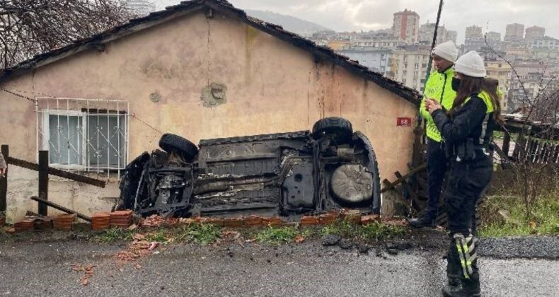 İstanbul’da cip evin bahçesine uçtu: 1 yaralı!