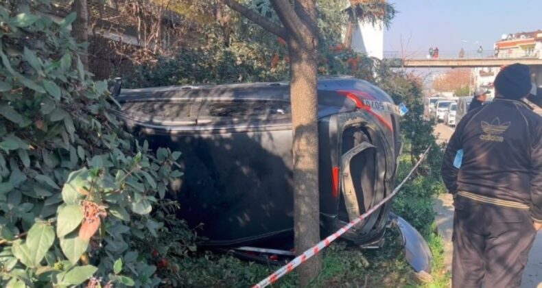 İstanbul’da otomobilin makas atarken çarptığı araç takla attı: 6 yaralı