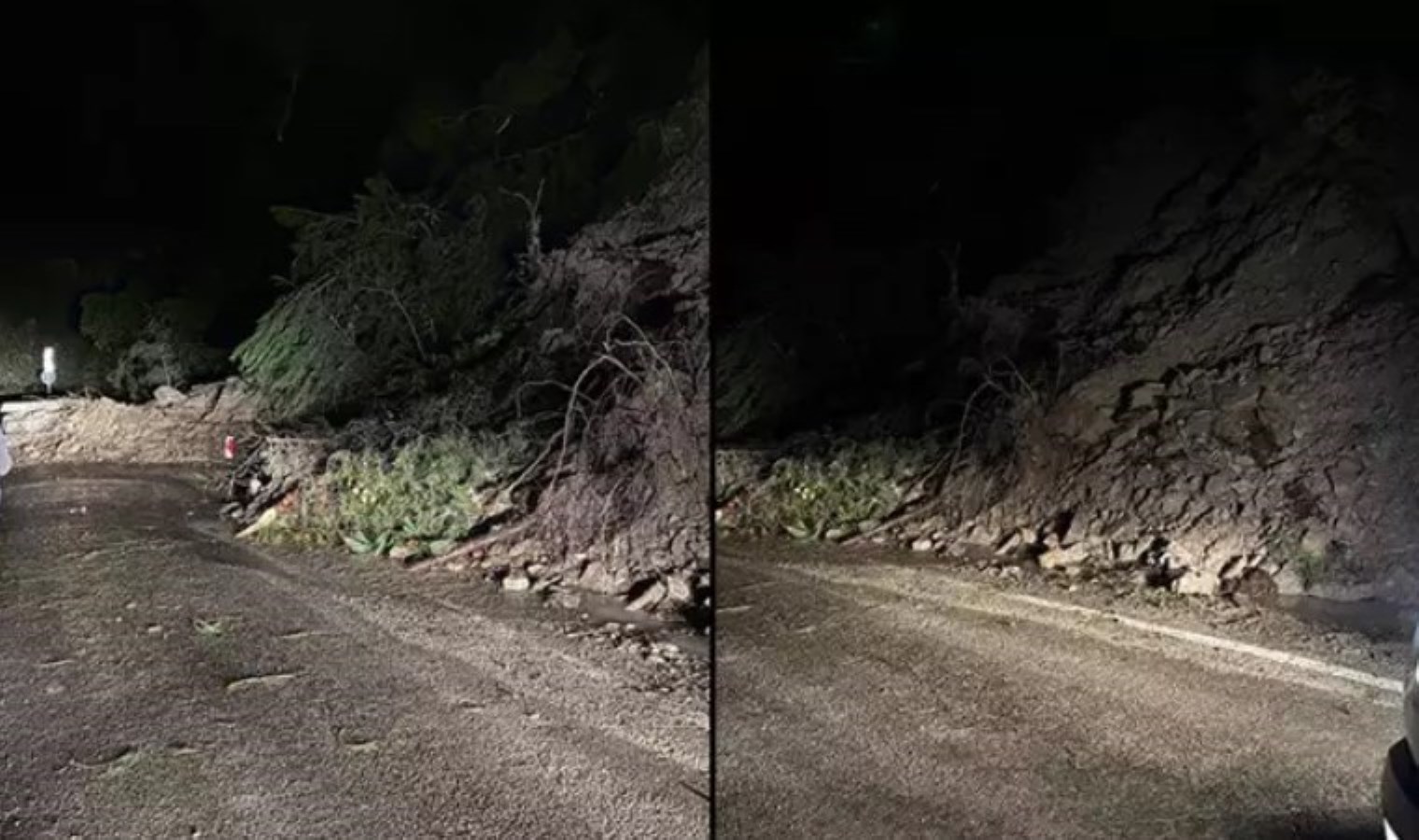 Kastamonu’da heyelan: Cide-Doğanyurt yolu ulaşıma kapandı