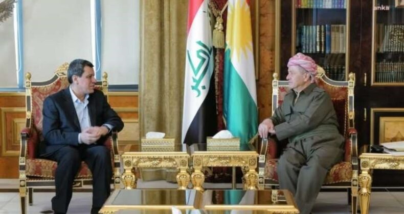 KDP lideri Mesud Barzani, SDG lideri Mazlum Abdi ile görüştü