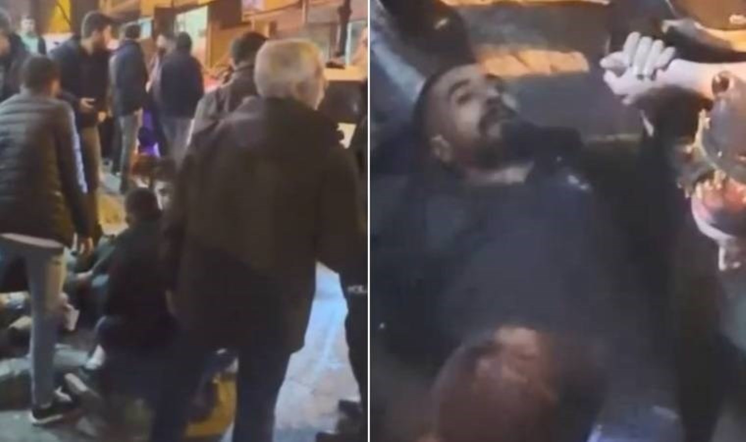 Küçükçekmece’de eşiyle evine giden esnafa silahlı saldırı!