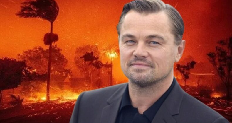 Leonardo DiCaprio Los Angeles’taki yangından etkilenenlere rekor bağışta bulundu