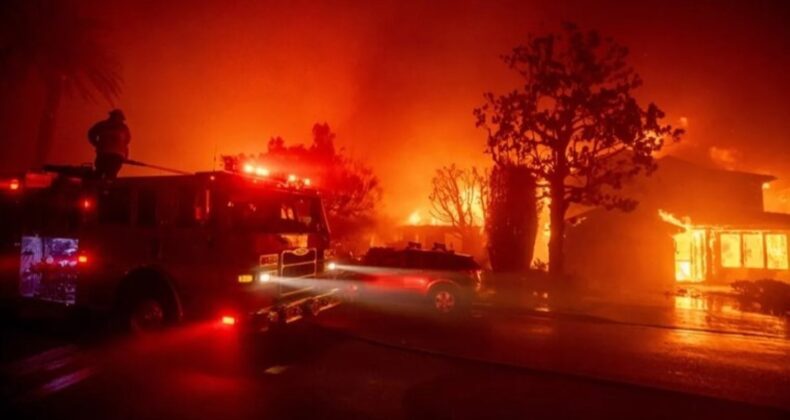 Los Angeles’ta yangından etkilenen bazı bölgelerde sokağa çıkma yasağı!