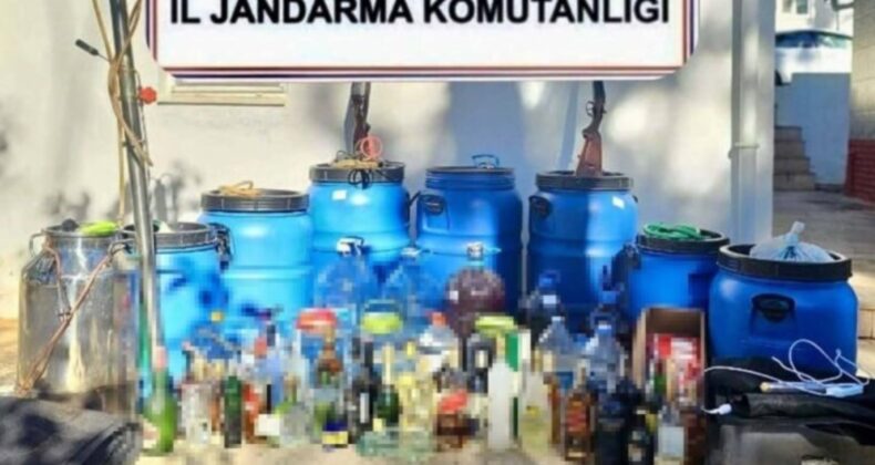 Marmaris’te operasyon… 530 litre sahte içki ele geçirildi!