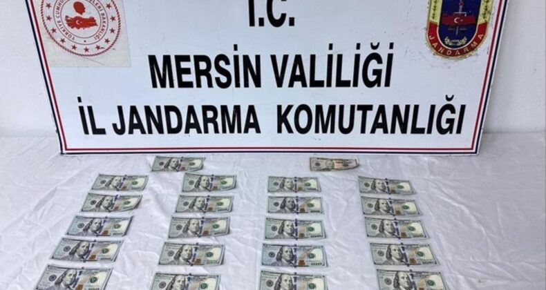 Mersin’de sahte para operasyonu: 2 bin 150 dolar ele geçirildi