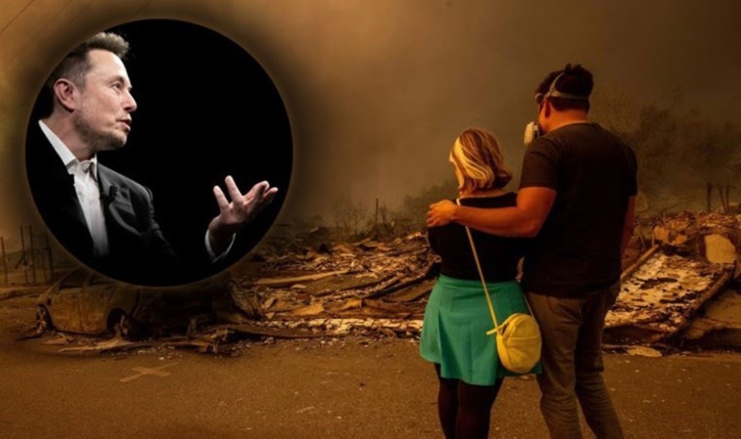 Musk’tan yangın yorumu: ‘Sebep iklim değişikliği değil…’