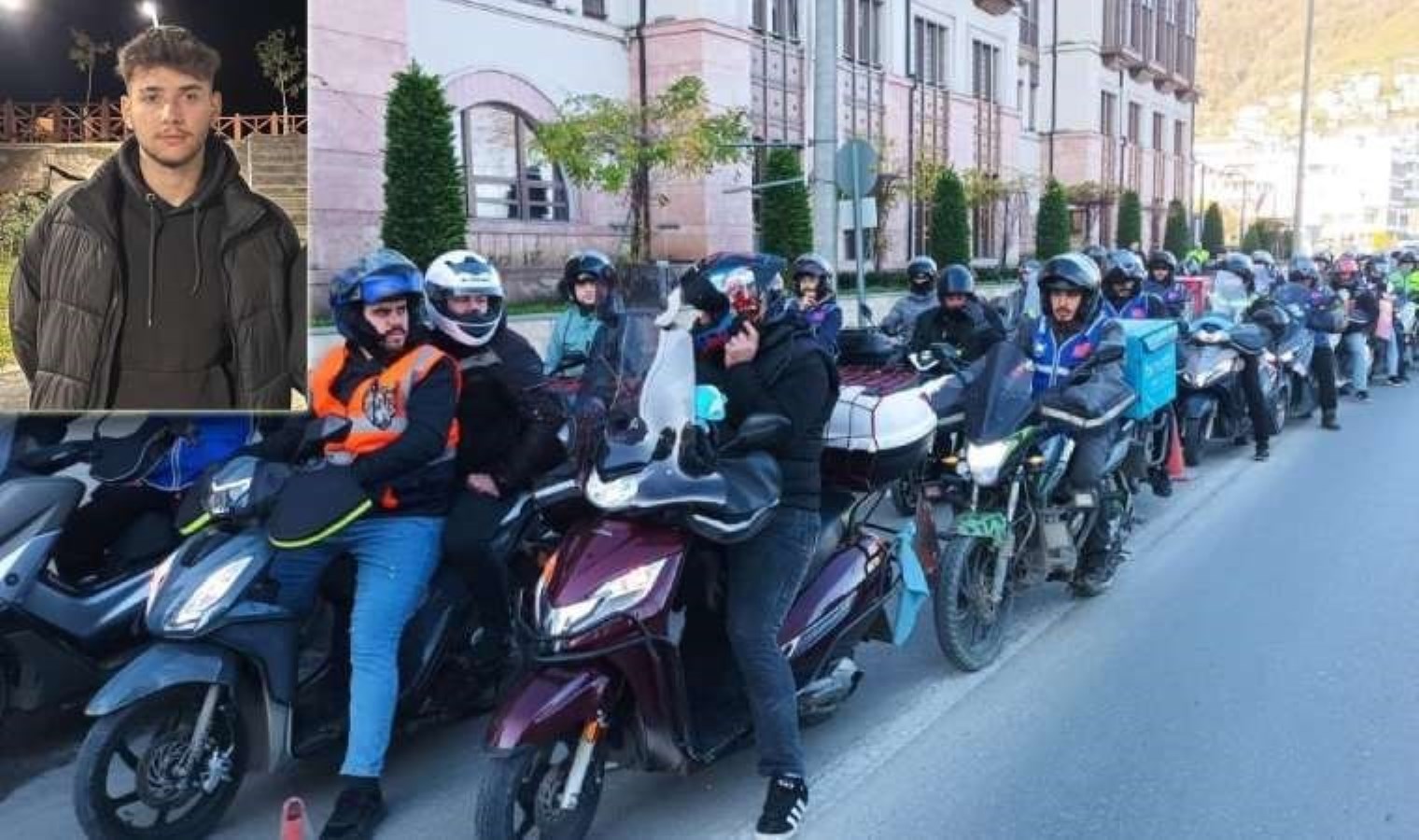 Ordu’da 19 yaşındaki kurye trafik kurbanı oldu: Çalışma arkadaşlarından konvoylu tepki