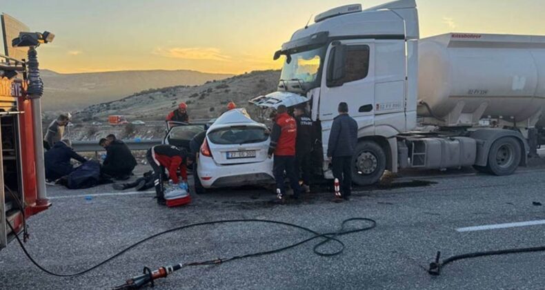 Otomobil ile yakıt tanker çarpıştı: 3 ölü, çok sayıda yaralı var!