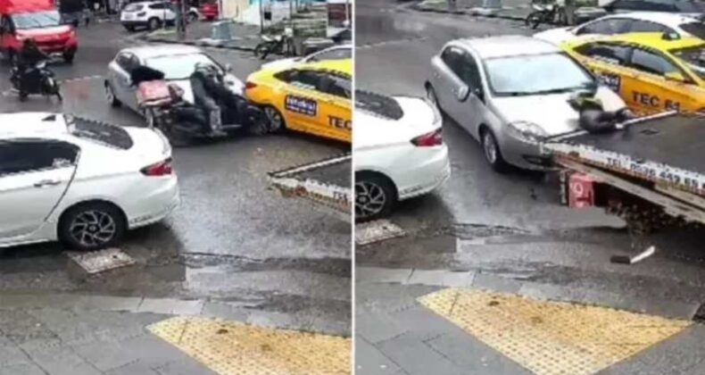 Pendik’te kan donduran olay: Tartıştığı motokuryeyi otomobiliyle ezdi!