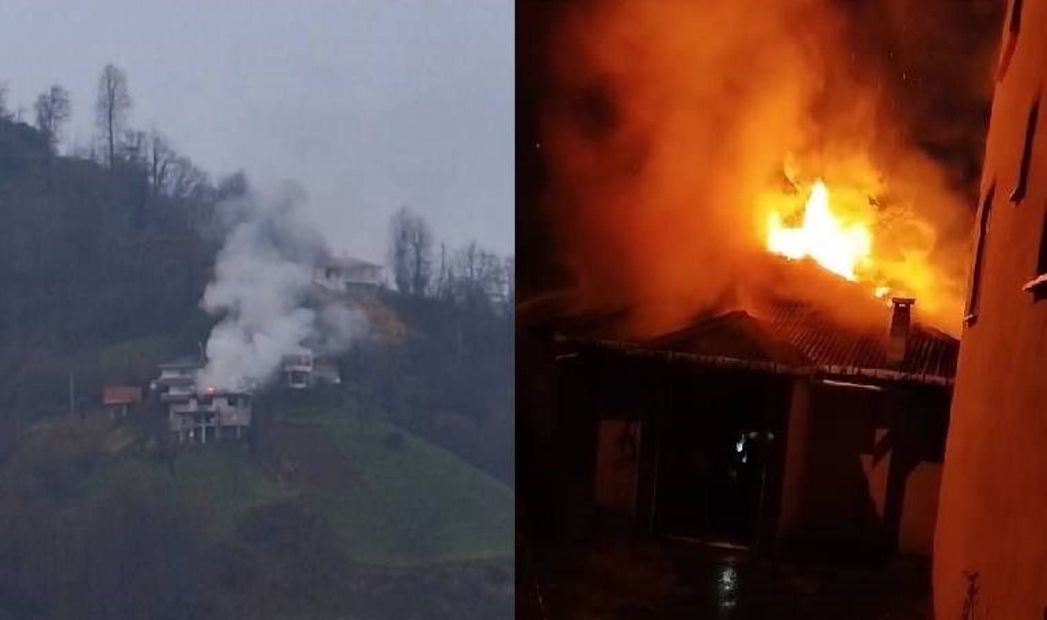 Rize’de elektrikli ısıtıcıdan çıkan yangın can aldı!