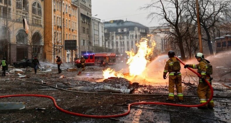 Rusya’dan Kiev’e İHA saldırısı: 3 kişi öldü