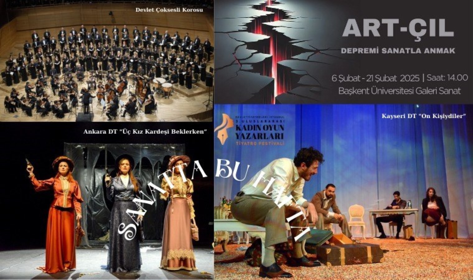 Sanat Hafızayı Yaşatıyor: Bu Hafta Anma, Tiyatro, Müzik ve Sergilerle Dolu Bir Sanat Takvimi!