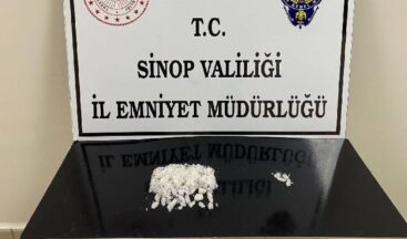 Sinop’ta uyuşturucu operasyonu: 1 şüpheli tutuklandı!