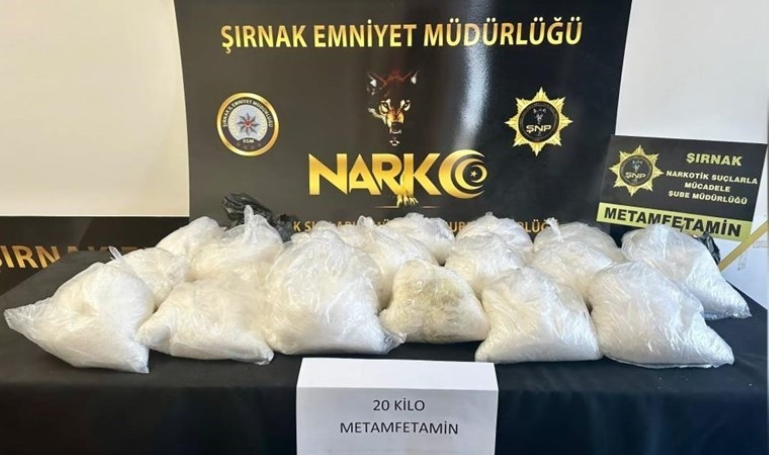Şırnak’ta 20 kilo uyuşturucu ele geçirildi