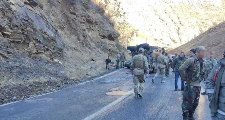 Şırnak’ta askeri araç devrildi: Yaralılar var!