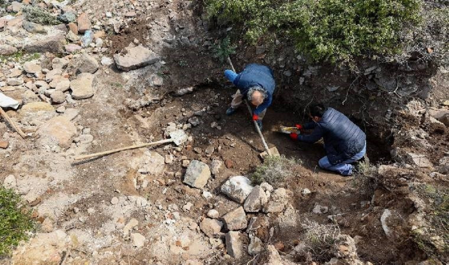 Sit alanındaki kaçak kazıya suçüstü: Gözaltılar var!