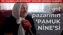 Sokak röportajı ile gündem olmuştu! Cuma pazarının Pamuk Nine’si Cumhuriyet TV’de