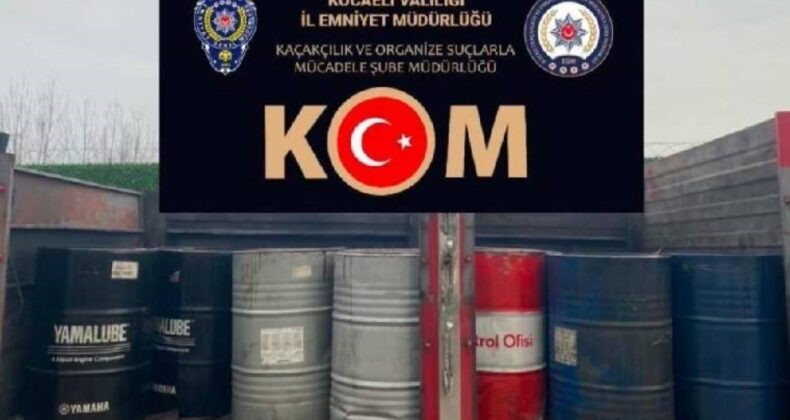 TEM’de bir araçta 2 ton 550 litre kaçak akaryakıt ele geçirildi