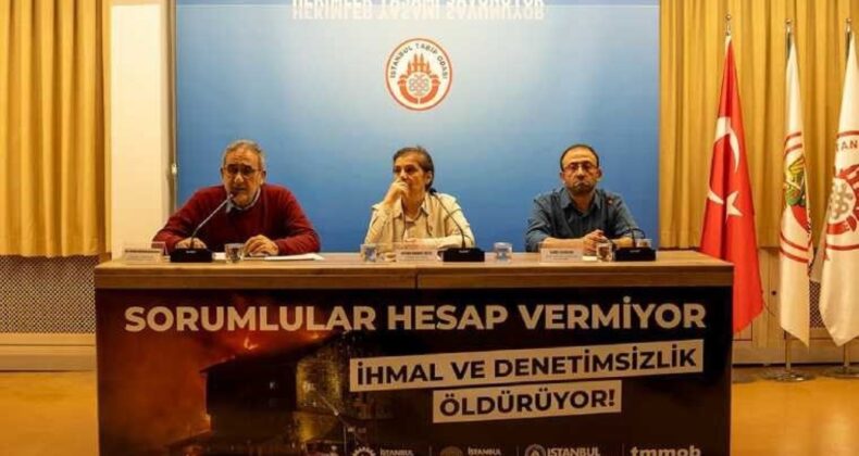 TMMOB, İTO, DİSK ve KESK’ten ortak açıklama: Sorumlular hesap vermiyor, ihmal ve denetimsizlik öldürüyor