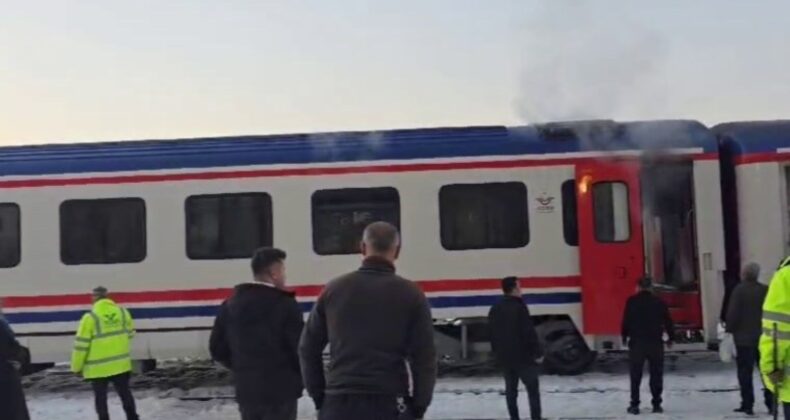 Turistik Doğu Ekspresi vagonunda yangın çıktı