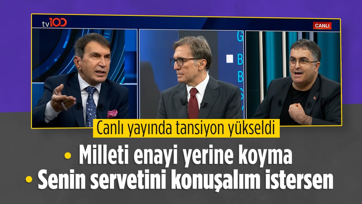 TV100’de Fuat Uğur ve Ersan Şen arasında tartışma