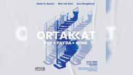 Üç sanatçının birbirlerinden bağımsız olarak ürettiği eseler bu sergide: ‘OrtakKat’ta ‘Pay, Payda ve Küme’
