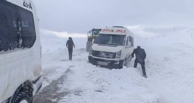 Van’da kar esareti… Tipide mahsur kaldılar!