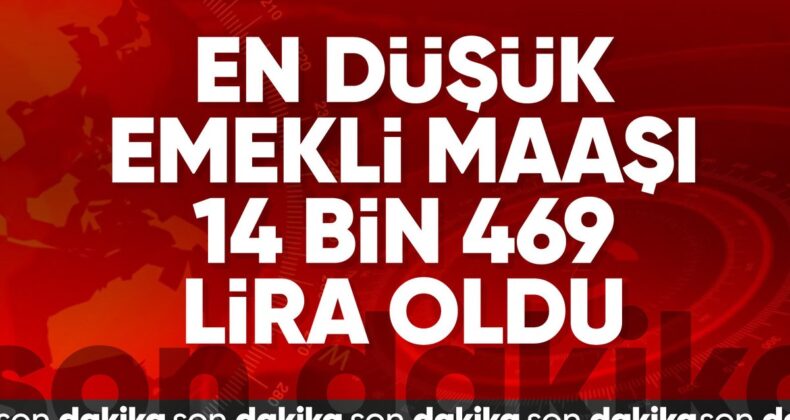 Vedat Işıkhan: En düşük emeklilik aylığı 14 bin 469 lira oldu