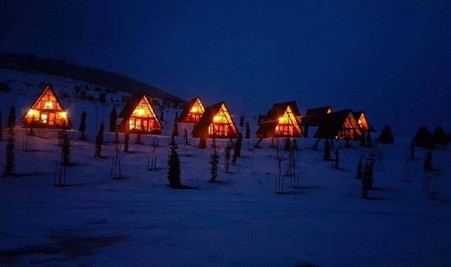 Yıldız Dağı’ndaki bungalov evler, bazı oteller ve telesiyej kullanıma kapatıldı