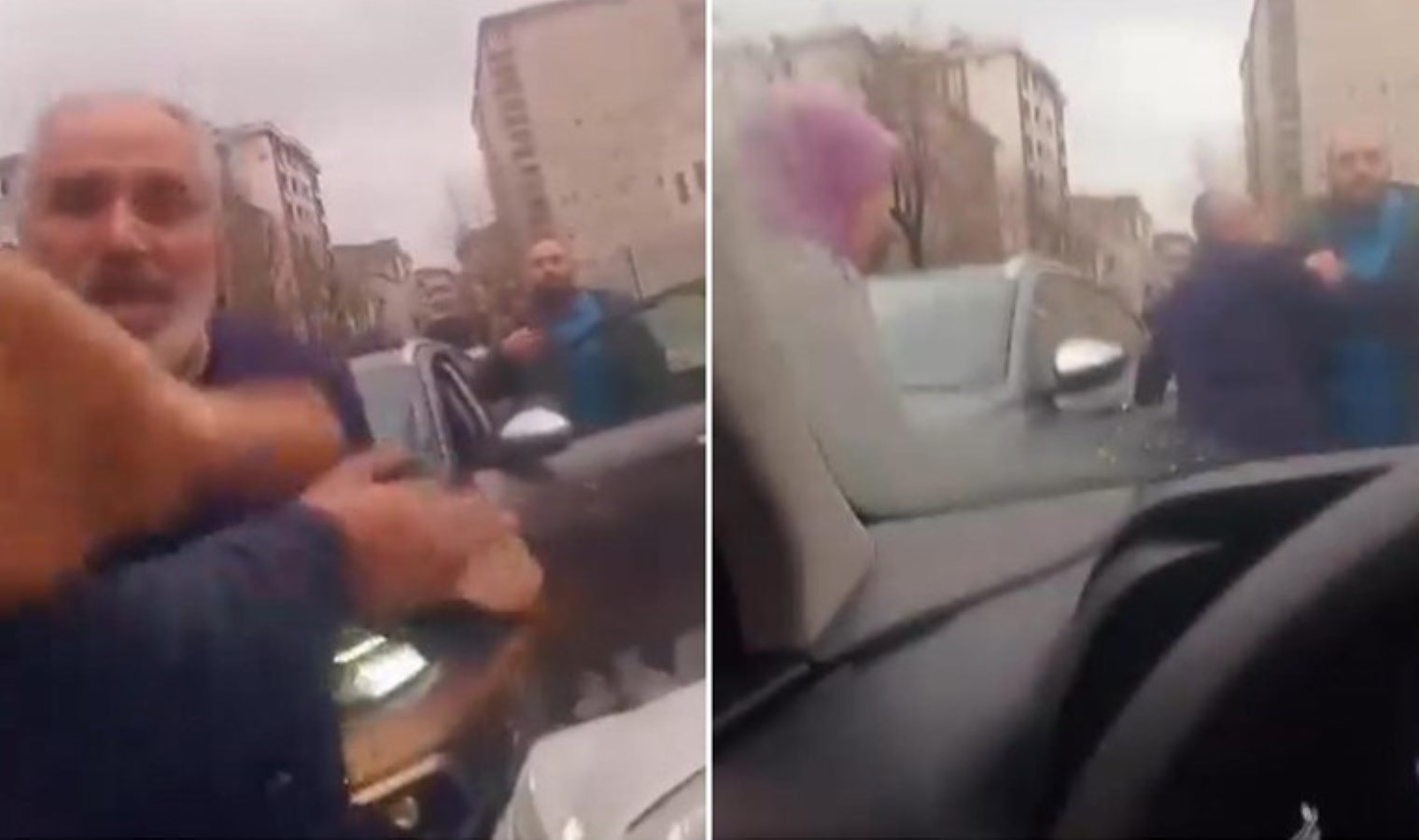 ‘Yol verme’ kavgası: ‘Telefonu kırarım’ diyerek saldırdı