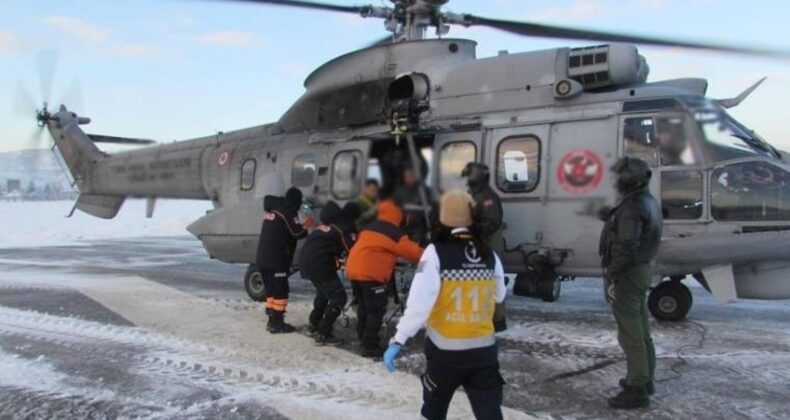 15 gündür haber alınamıyordu… Helikopterle ulaşıldı!