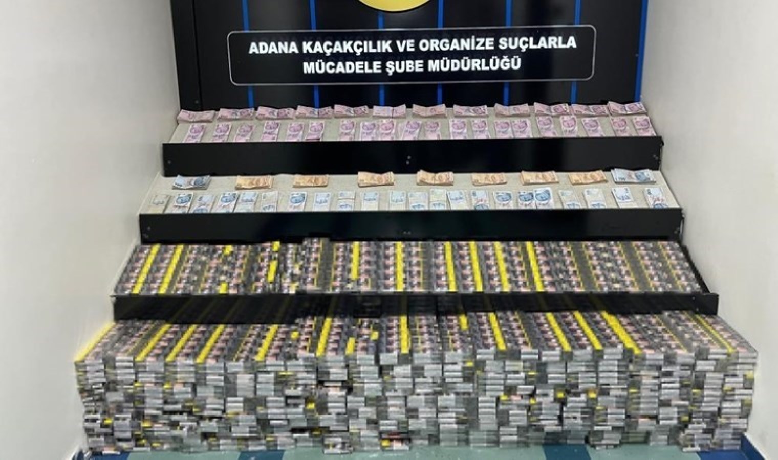 Adana’da 7 bin 335 paket kaçak sigara ele geçirildi