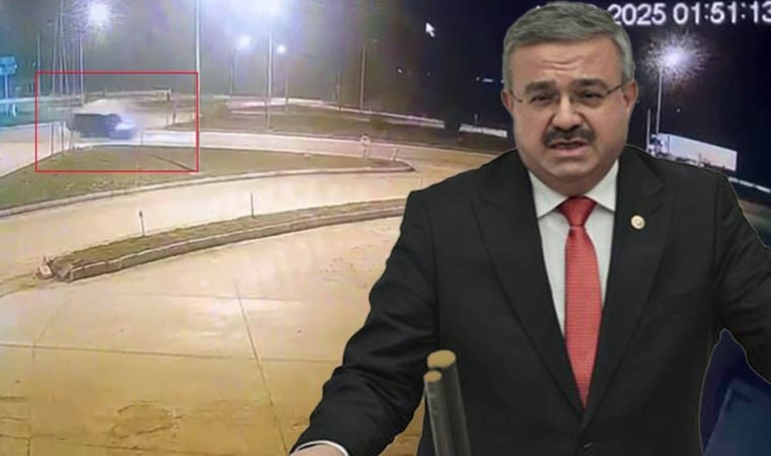 AKP Milletvekili İbrahim Yurdunuseven’in yaralandığı kazanın görüntüleri ortaya çıktı