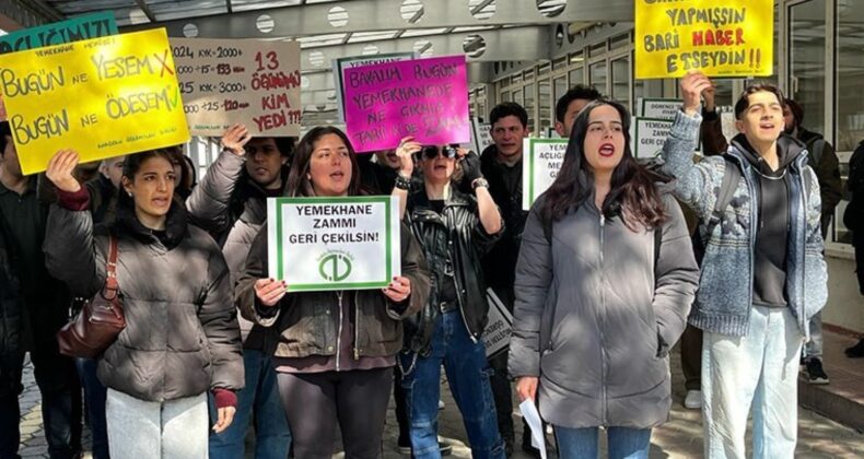 Anadolu Üniversitesi öğrencilerinden yemekhane ücretlerine gelen zamma protesto