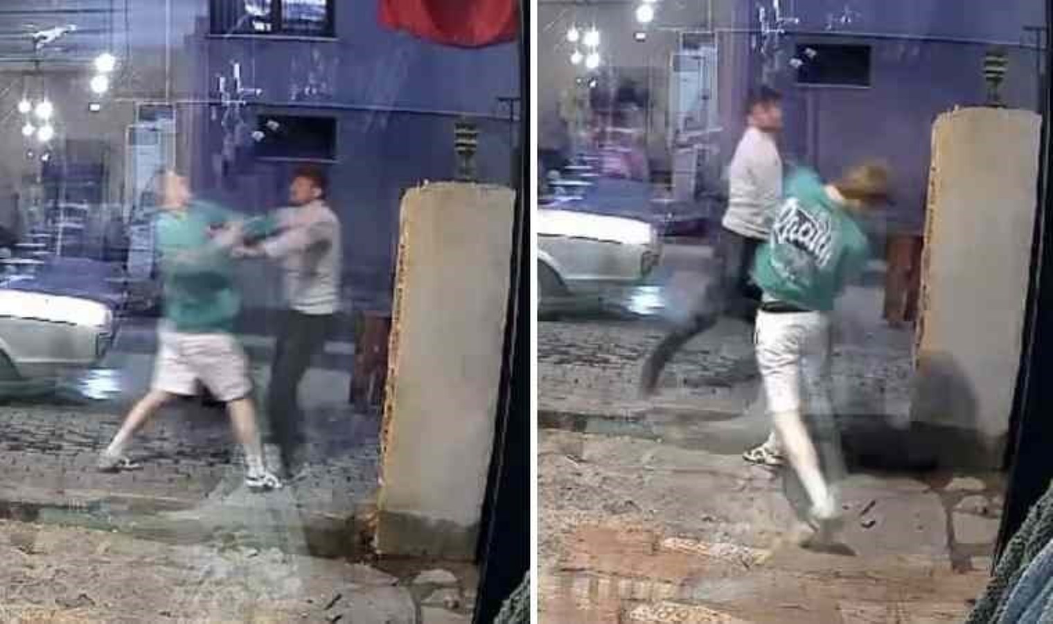 Anbean kaydedildi… Kafe sahibi ile müşteri arasında kavga