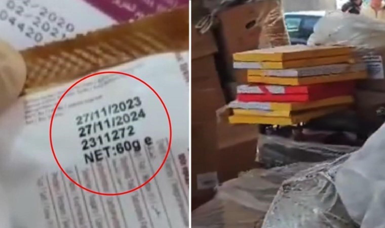 Ankara’da depoya baskın: Son kullanma tarihi geçmiş 17 ton çikolata ele geçirildi
