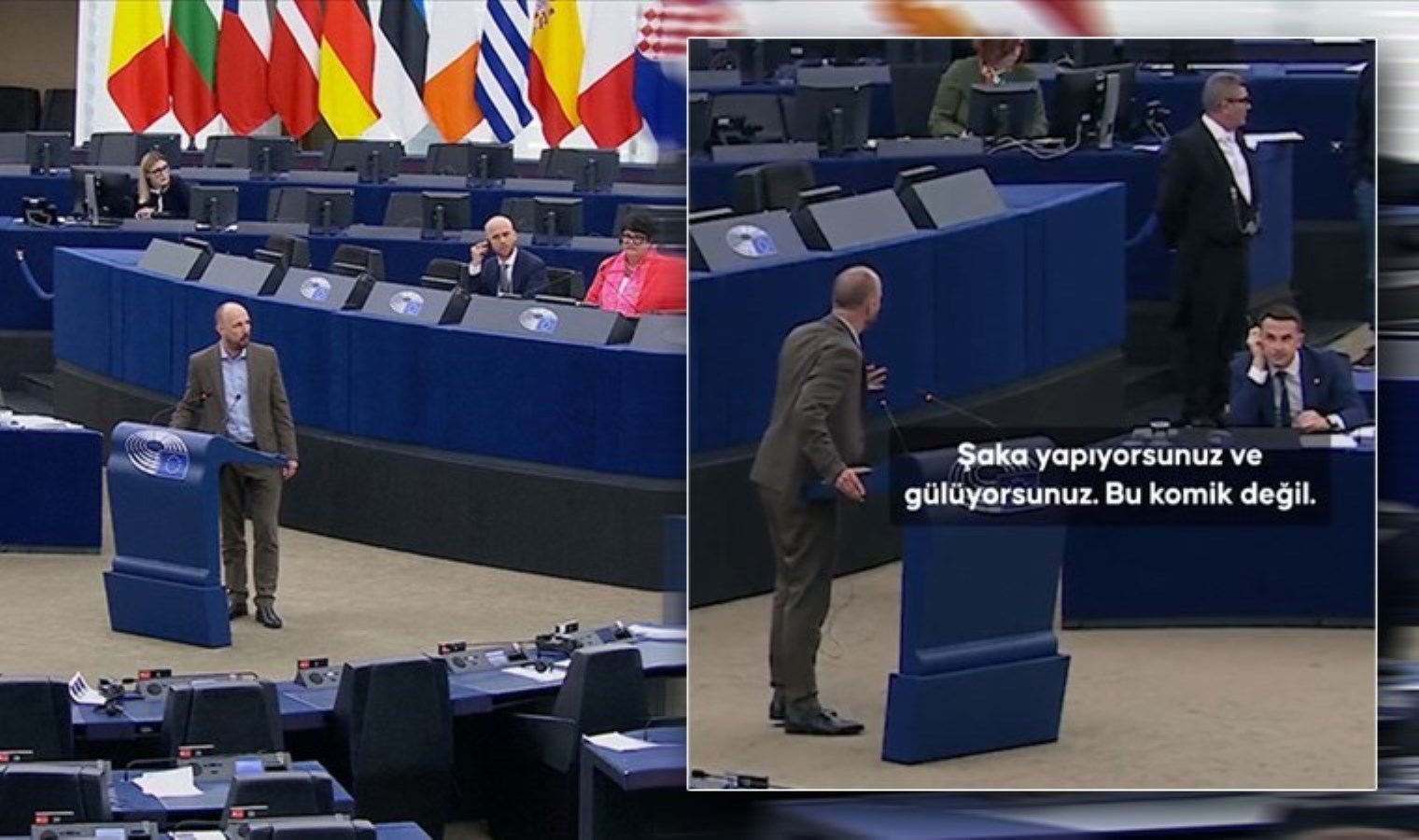 AP’li vekilden Bakana sert tepki: ‘Ben Filistinlilerden bahsederken kıkırdıyordunuz…’